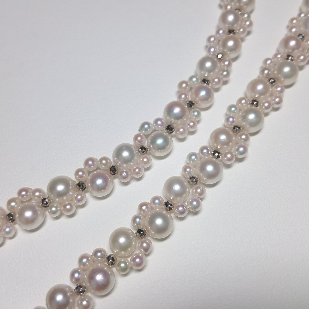 N375アコヤ真珠編みネックレス3.5～4.0㎜&7.5～8.0㎜あこや特価品 楽天市場】【WEB限定】あこや真珠 ペンダントトップ 7.5-8.0mm